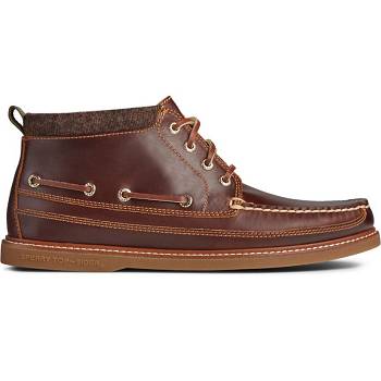 Sperry Gold Cup Authentic Original Hnede - Panske Chukka Čižmy